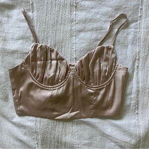 Bustier Lace Up Tank Top (XS) - Shein - Night Out!